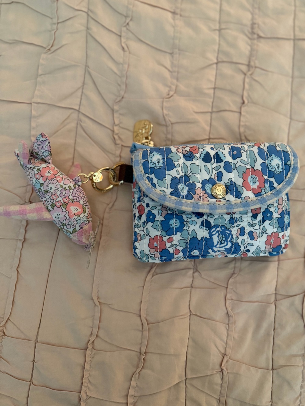 Stoney Clover Lane Liberty Snap Pouch + Puffy Airplane Bag Charm